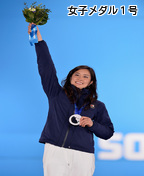 ソチオリンピック女子メダル１号